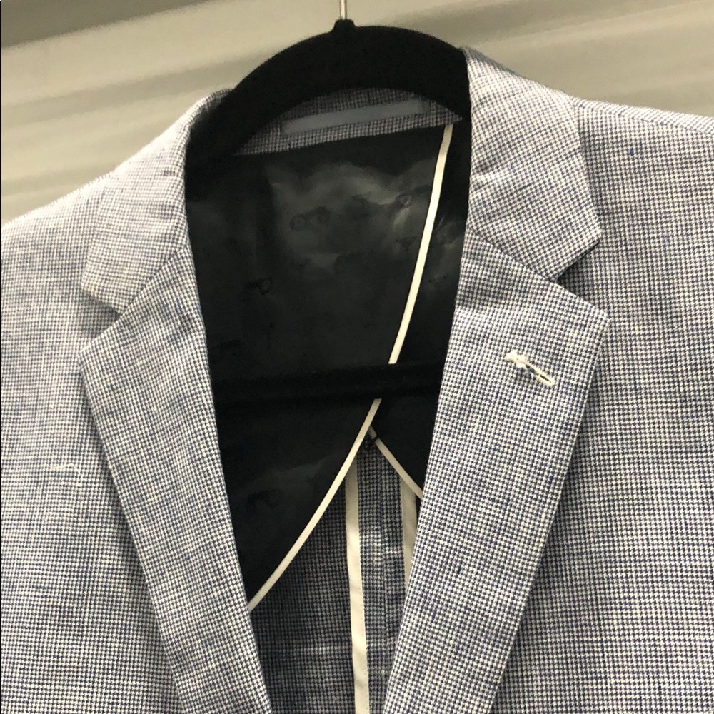 Men's Light Blue Blazer - Picture 2 of 8